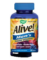 Nature's Way Alive! Men's Gummy Vitamins Мултивитамини за мъже х 75 дъвчащи таблетки