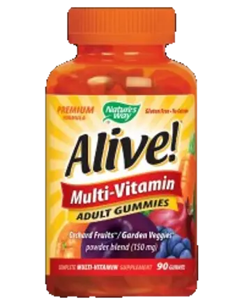 Nature's Way Alive! Multi-Vitamin's for Adult's 100 mg Дъвчащи мултивитамини за възрастни х 90 таблетки