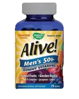 Nature's Way Alive! Multivitamins for Men 50+ Желирани бонбони за мъже над 50 години х 75 желирани бонбони