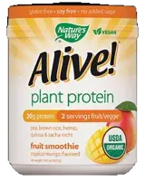 Nature's Way Alive! Organic Plant Protein Растителен протеин с вкус на тропическо манго 420 грама