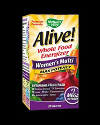 Nature's Way Alive! Women's Multi Мултивитамини за Жени х 30 Таблетки
