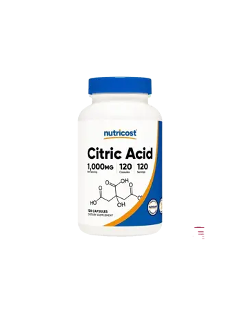 Nutricost Citric Acid Алкално-киселинен баланс - Лимонена киселина