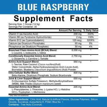 Rich Piana 5% Nutrition All Day You May BCAA Recovery Drink