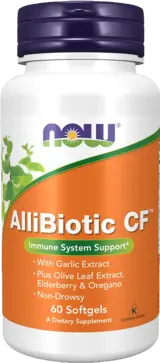 NOW Foods AlliBiotic CF Специализиран Комплекс за Имунна Система -  60 гел капсули, 60 дози