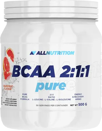 ALLNUTRITION BCAA 2:1:1 Pure За възстановяване и мускулен растеж 500 грама, 50 Дози