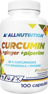 AllNutrition Curcumin + Ginger + Piperine За имунитет и храносмилане х 100 капсули