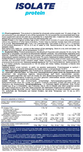 AllNutrition Isolate Protein Протеин изолат за бързо възстановяване и мускулен растеж 2000 грама