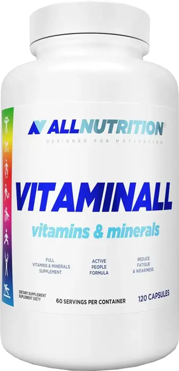 AllNutrition VitaminAll Vitamins and Minerals Комплексна формула за здраве и енергия х 120 капсули