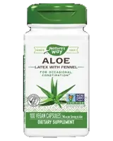 Nature's Way Aloe Latex with Fennel 275 mg За храносмилане и облекчаване на запек х 100 капсули