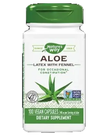 Nature's Way Aloe Latex with Fennel 275 mg За храносмилане и облекчаване на запек х 100 капсули
