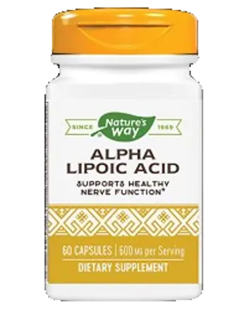 Nature's Way Alpha Lipoic Acid 360 mg Мощен антиоксидант х 60 капсули