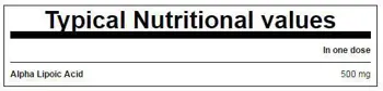 MyProtein Alpha Lipoic Acid Алфа-Липоева Киселина Антиоксидант - 60 капсули, 60 дози
