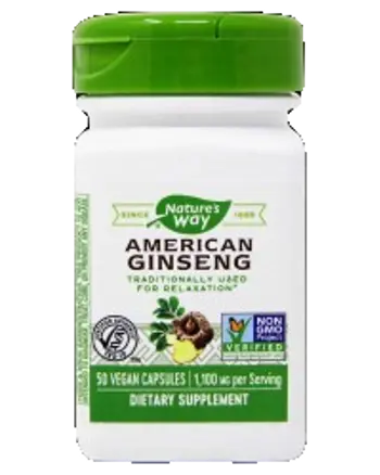 Nature's Way American Ginseng 550 mg Американски Женшен х 50 капсули