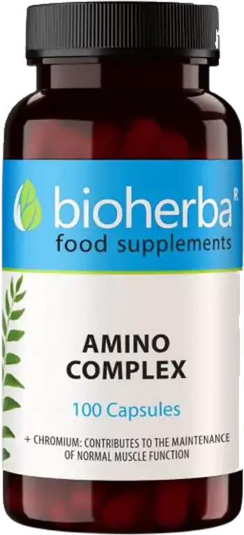 Bioherba Amino Complex Комплекс от аминокиселини с Витамин D х 100 капсули
