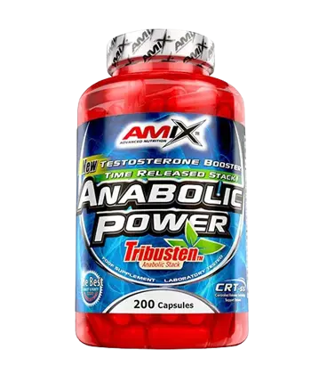 AMIX Anabolic Power Tribusten - 200 капсули, 40 дози