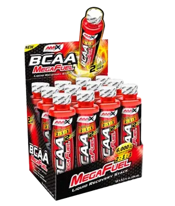 AMIX BCAA 2:1:1 MegaFuel 6000 мг -  12 ампули x 150 мл