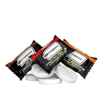 AMIX Black Line Creatine Creapure Zero Sugar 2500 мг Creapure® Креатин Монохидрат - 60 дъвчащи таблетки, 60 дози