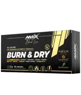 AMIX Burn & Dry Термогенен Фетбърнър - 90 капсули, 30 дози