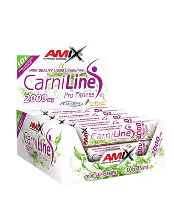 AMIX CarniLine Pro Fitness (Л-Карнитин) 2000 мг - 10 ампули x 25 мл