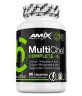AMIX ChelaZone® MultiChel® Complete 6 Bisglycinate Chelate Мултиминерали Комплекс - 90 капсули, 30 дози