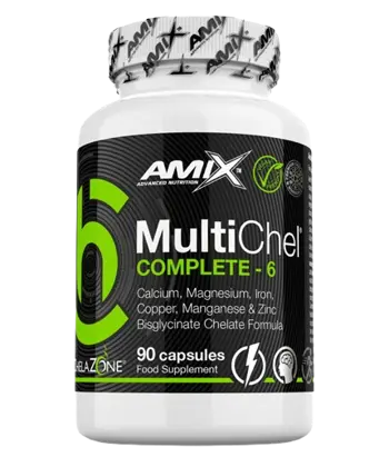 AMIX ChelaZone® MultiChel® Complete 6 Bisglycinate Chelate Мултиминерали Комплекс - 90 капсули, 30 дози