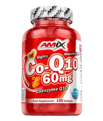 AMIX Coenzyme Q10 (Коензим) 60 мг - 100 гел капсули, 100 дози