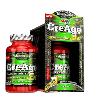 AMIX CreAge (Креатин Хидрохлорид) 1500 мг - 120 капсули, 60 дози