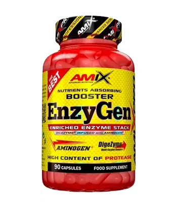 AMIX EnzyGen Комплекс от Храносмилателни Ензими - 90 капсули, 90 дози
