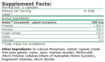 AMIX EnzymEx ™ Multi Мулти Ензимна Формула - 90 капсули, 45 дози
