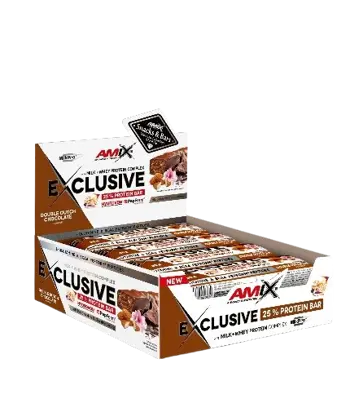 AMIX Exclusive Protein Bar Протеинов Бар - 12 бара x 85 грама, 12 дози