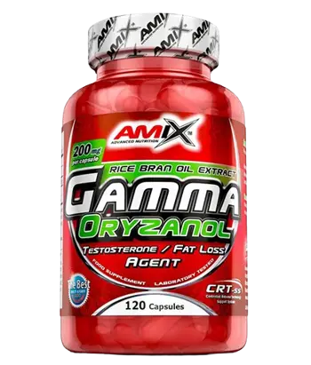 AMIX Gamma Oryzanol (Тестостеронов Модулатор) 400 мг - 120 капсули, 60 дози