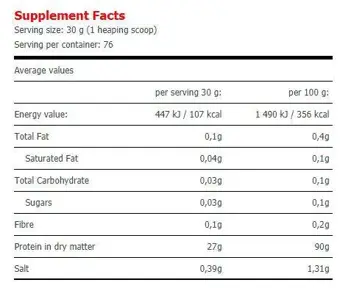 AMIX Gold Whey Protein Isolate Суроватъчен Протеин Изолат - 2270 грама, 76 дози
