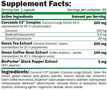 AMIX GreenDay Curcum-In Rapid ( с Куркума) - 60 капсули, 60 дози