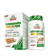 AMIX GreenDay ProVegan Ashwagandha KSM-66 Pure 500 мг Висококачествена Ашваганда - 60 веге капсули, 30 дози