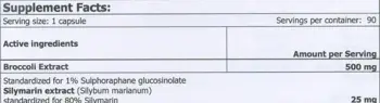 AMIX GreenDay Sulforaphane 500 мг Екстракт от Броколи Сулфорафан - 90 веге капсули, 90 дози