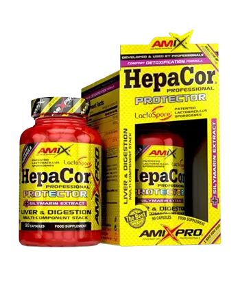 AMIX HepaCor Protector - 90 капсули, 45 дози