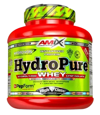 AMIX HydroPure™ Whey Хидролизиран CFM® Суроватъчен Протеин Изолат - 1600 грама, 48 дози