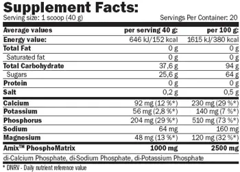 AMIX Iso-Lyn ™ Isotonic (Изотонична Напитка) - 800 грама, 20 дози