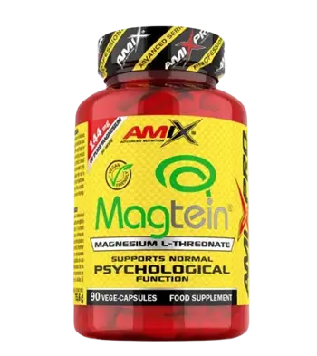 AMIX Magtein Magnesium Threonate За подкрепа на мозъчната функция и паметта 90 капсули