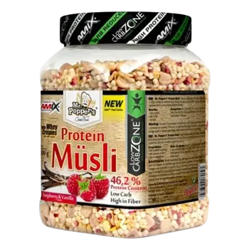 AMIX Mr. Popper´s Lowcarb Protein Müsli Нисковъглехидратно Протеиново Мюсли - 500 грама