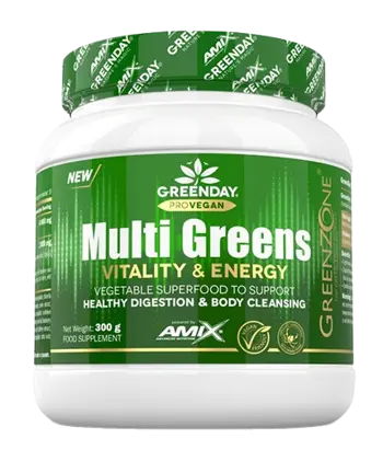 AMIX Multi Greens 9000 мг Комплекс от Зелени Храни - 300 грама, 30 дози