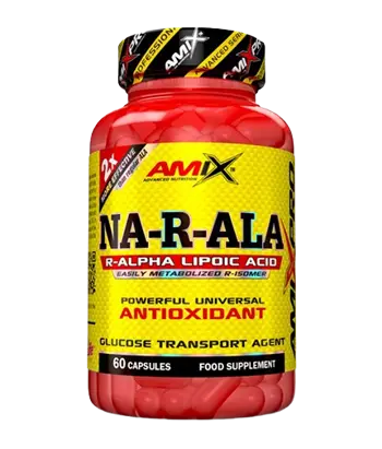 AMIX Na-R-Alpha Lipoic Acid (Алфа-Липоева Киселина) - 60 капсули, 60 дози