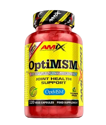 AMIX OptiMSM 300 мг Метилсулфонилметан - 120 капсули, 30 дози