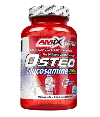 AMIX Osteo Glucosamine 1000 мг (Глюкозамин) - 90 капсули, 90 дози