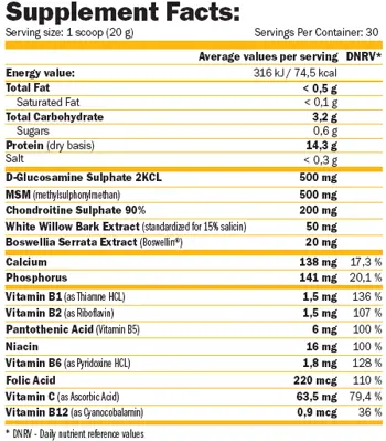 AMIX Osteo Ultra JointDrink (Ставно Възстановяване) - 600 грама, 30 дози
