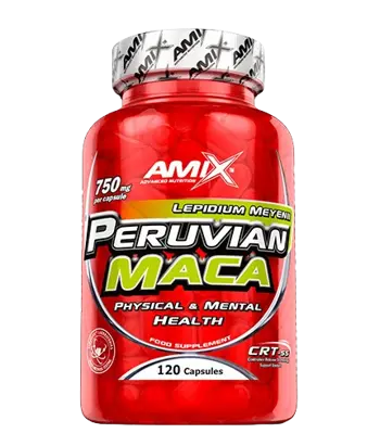 AMIX Peruvian Maca 750 мг - 120 капсули, 60 дози