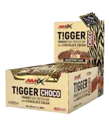 AMIX Tigger Zero CHOCO Protein Bar Box Протеинов Бар - 20 бара x 60 грама, 20 дози