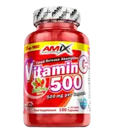 AMIX Vitamin C /with Rose Hips/ 500 мг (Витамин Ц) - 125 капсули, 125 дози