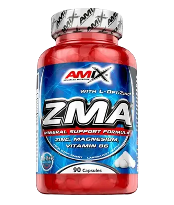 AMIX ZMA (Цинк, Магнезий, Витамин B6) - 90 капсули, 30 дози