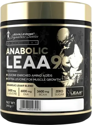 Kevin Levrone Anabolic LEAA9 Leucine Enriched Essential Amino Acids EAA Аминокиселини - 240 грама, 30 дози